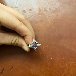 Aquamarise Skye Alexandrite Moonstone Ring Sterling Silver Unique Jewelry NWOT